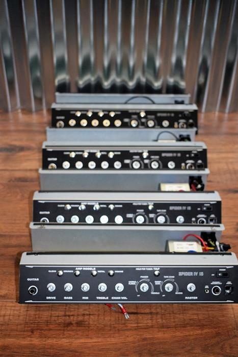 Line 6 Spider 15 IV Combo Amp Head Non Functional Lot of 4 *