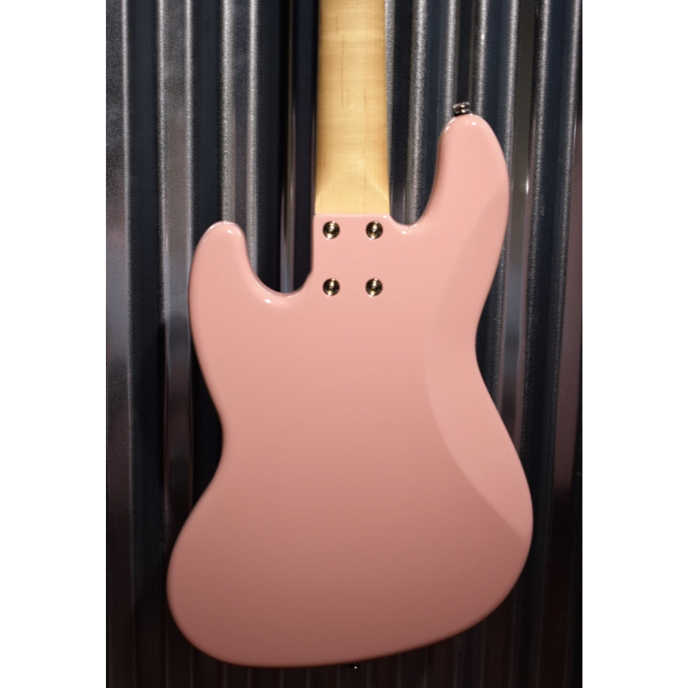 G&L Guitars USA JB5 5 String Jazz Bass JB Shell Pink & Case JB-5 2018 #1008