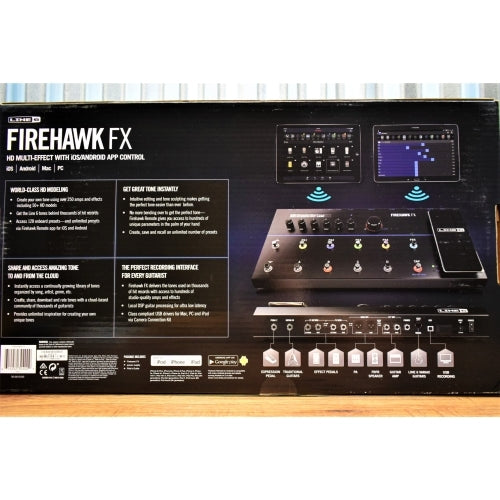 Line 6 Firehawk FX HD Multi Effect Modeling Guitar Processor Pedal –  Specialty Traders