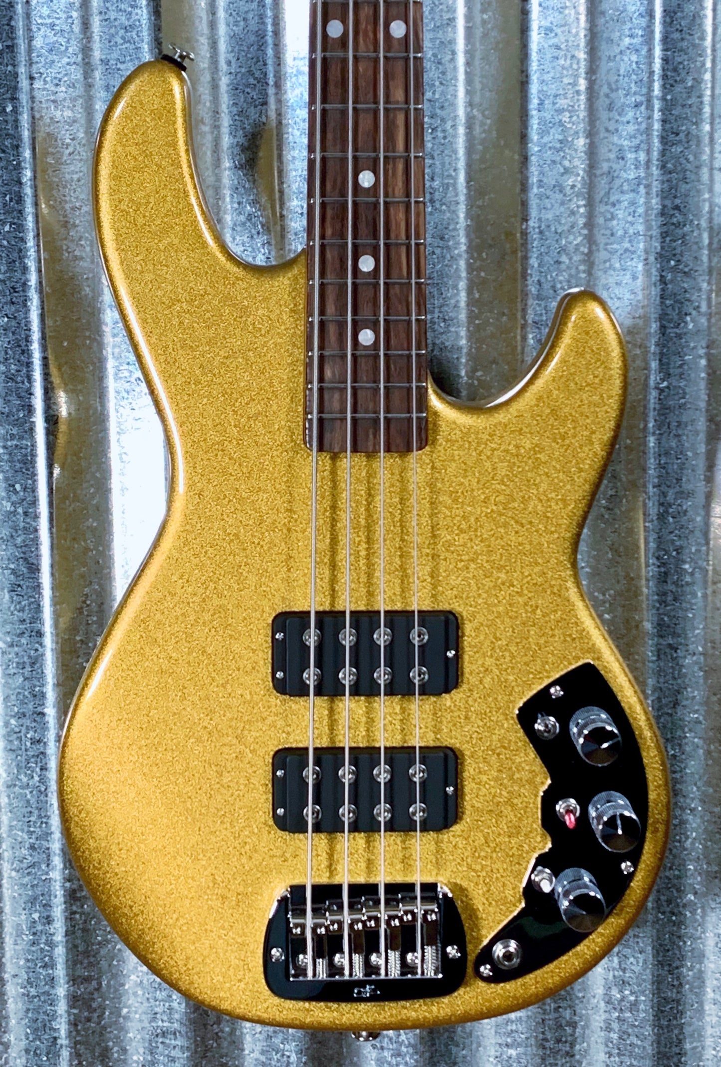 G&L USA CLF Research L2000 Pharaoh Gold 4 String Bass & Case L-2000 2018 #0108