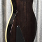 Hamer Archtop Flame Trans Black Double Cut Guitar SATF-TBK #0208