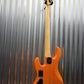 ESP Japan E-II J-4 Quilt Maple Amber 4 String Jazz Bass Seymour Duncan & Case