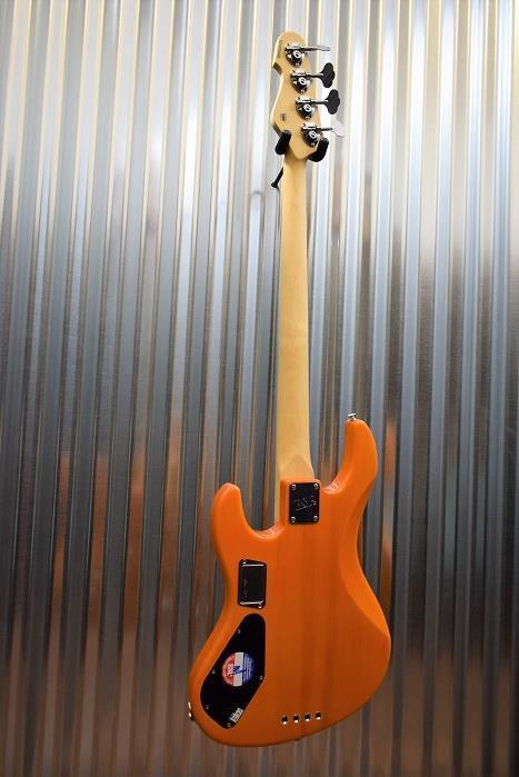 ESP Japan E-II J-4 Quilt Maple Amber 4 String Jazz Bass Seymour Duncan & Case