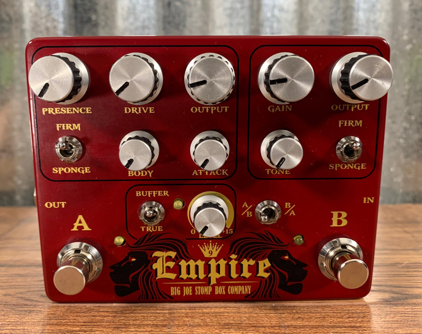 Big Joe Stompbox Analog Empire B-502 Overdrive Distortion Guitar Effects Pedal