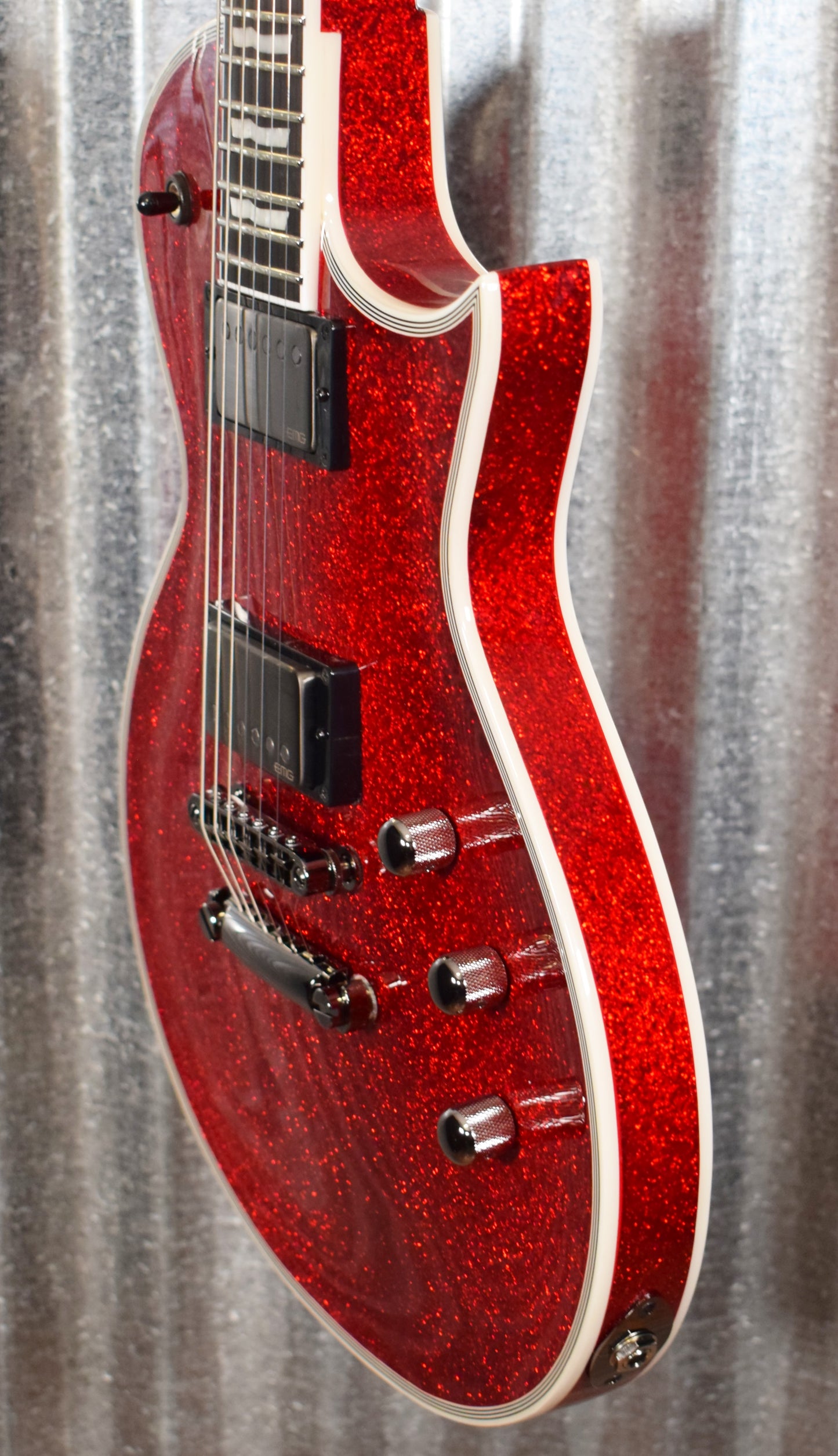 ESP E-II Eclipse DB Red Sparkle EMG Guitar & Case EIIECDBRSP Japan #ES1300203