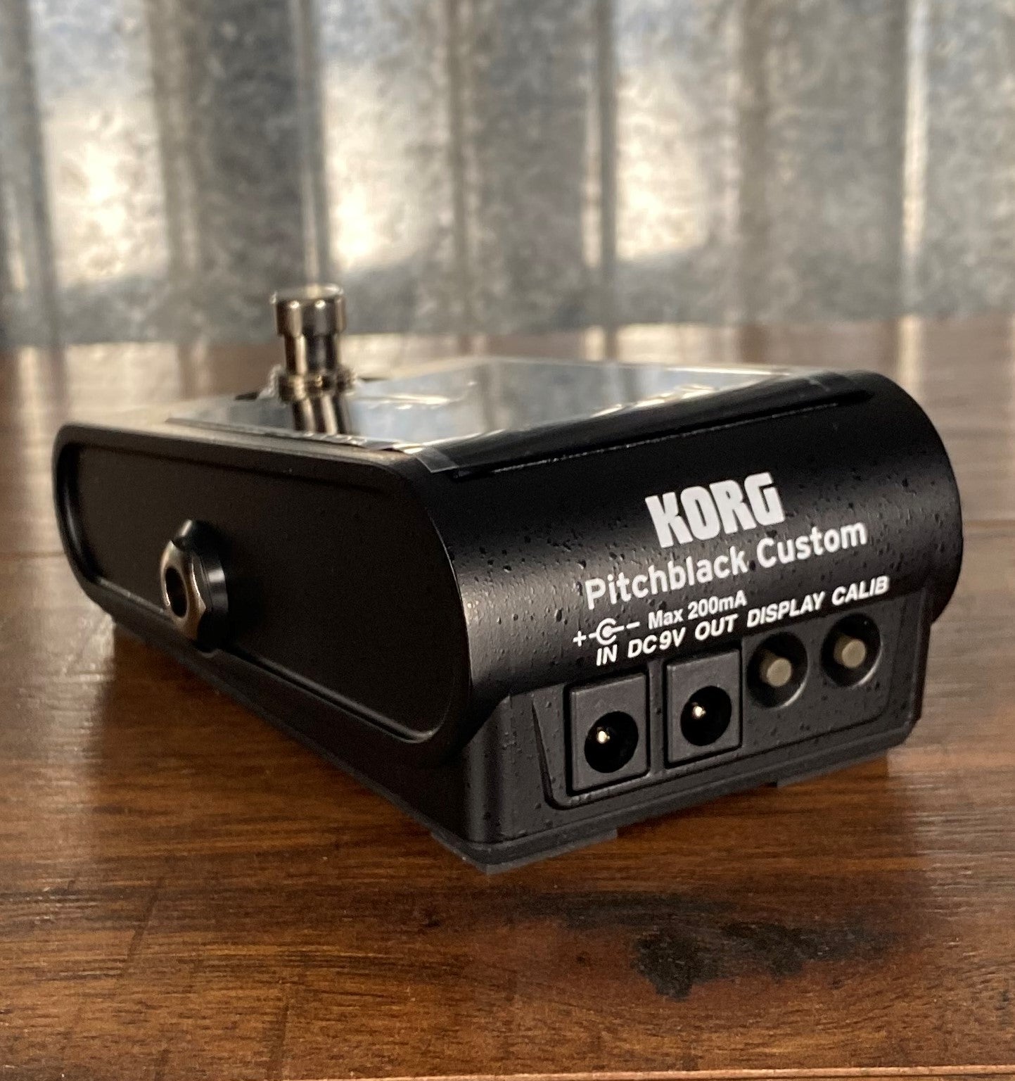 Korg PB-CS Pitchblack Custom Chromatic Guitar Effect Pedal Tuner