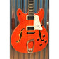 Hagstrom Super VIking SUVIK-MDE Mandarine Flame Top Semi-Hollow Guitar & Case #381