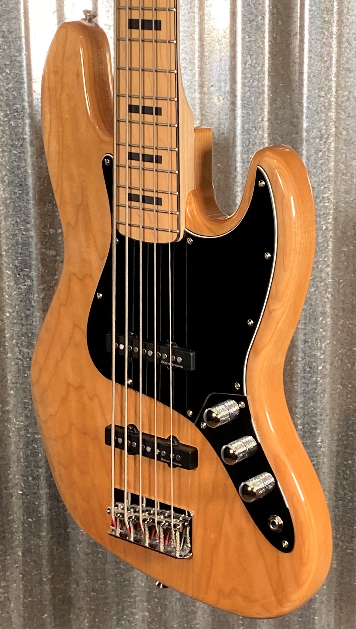 Squier Vintage Modified Natural 5 String Jazz Bass V #7088 Used