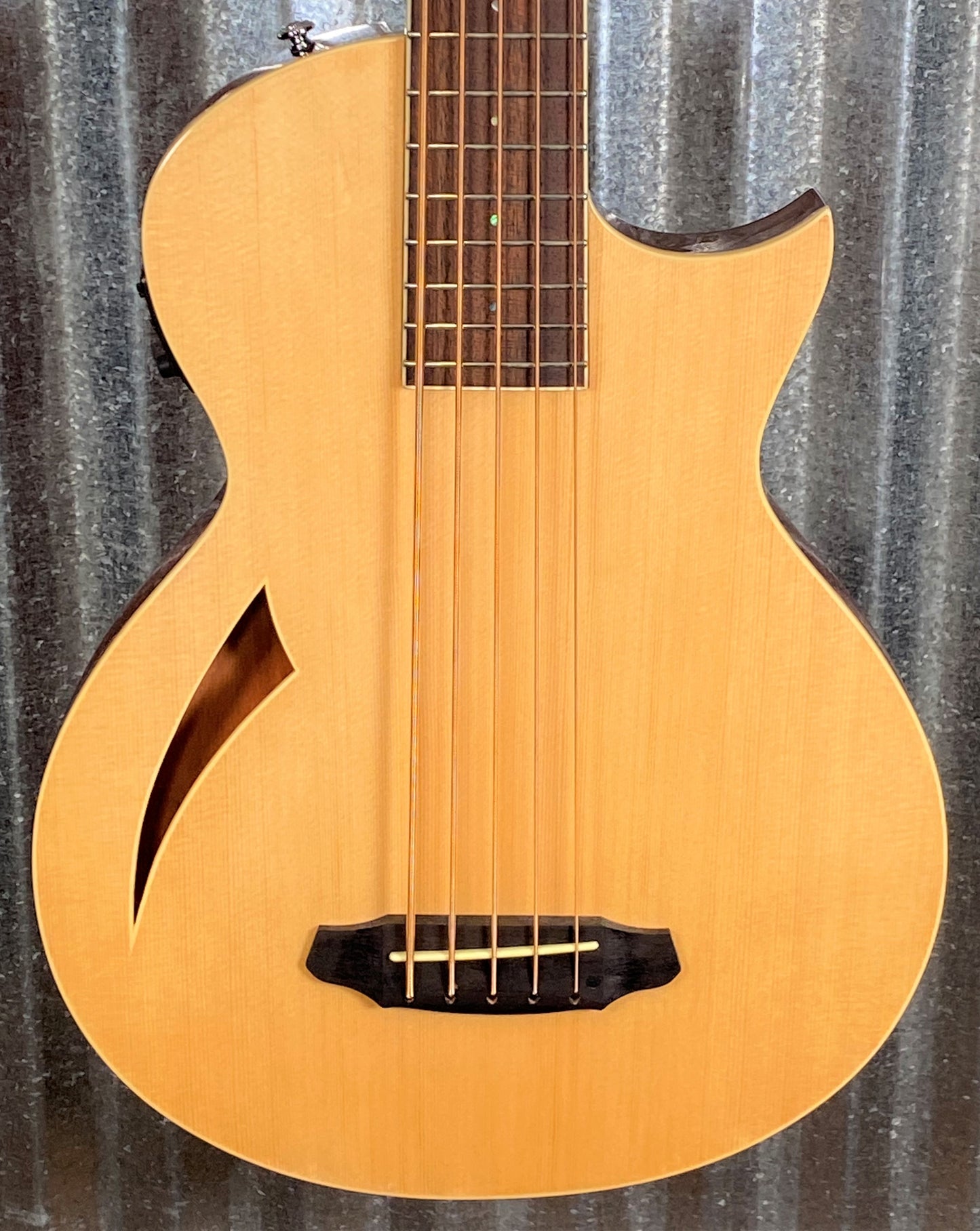 ESP LTD TL-5 Natural 5 String Thinline Acoustic Electric Bass LTL5NAT #1919