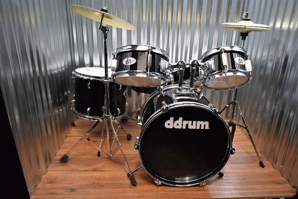 DDrum D1 Junior Drum Set 5 Piece Kit with Stands Throne Bass Pedal & Cymbals *