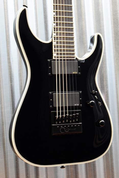 ESP LTD MH-1007 Evertune 7 String Gloss Black EMG Guitar & Case #417 Demo