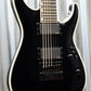 ESP LTD MH-1007 Evertune Bridge  7 String Gloss Black EMG Guitar & Case #417