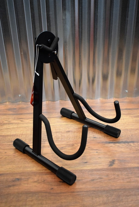Stageline GS515Q A Frame Portable Acoustic Guitar Stand Black