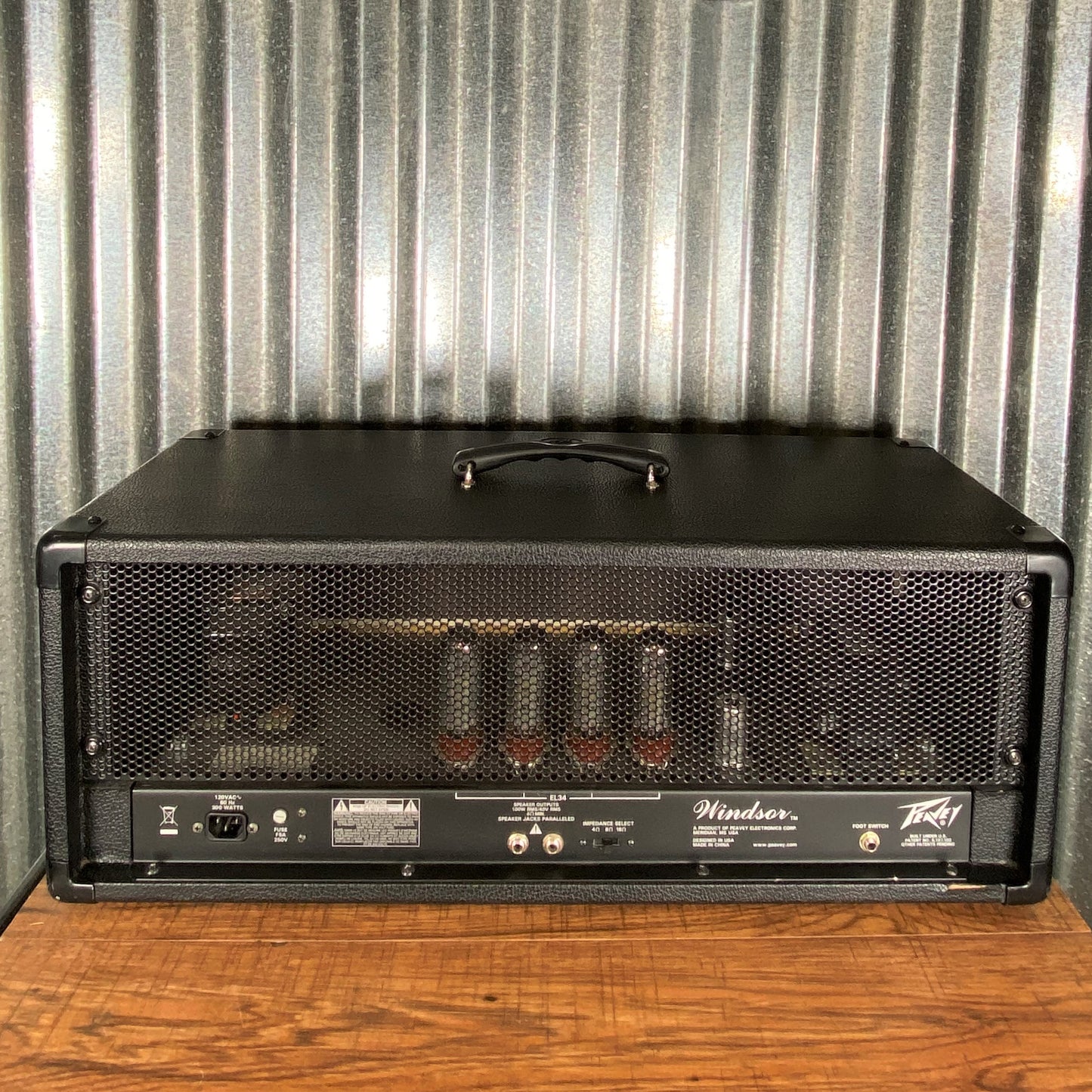 Peavey Windsor 100 Watt All Tube Guitar Amplifier Head Used