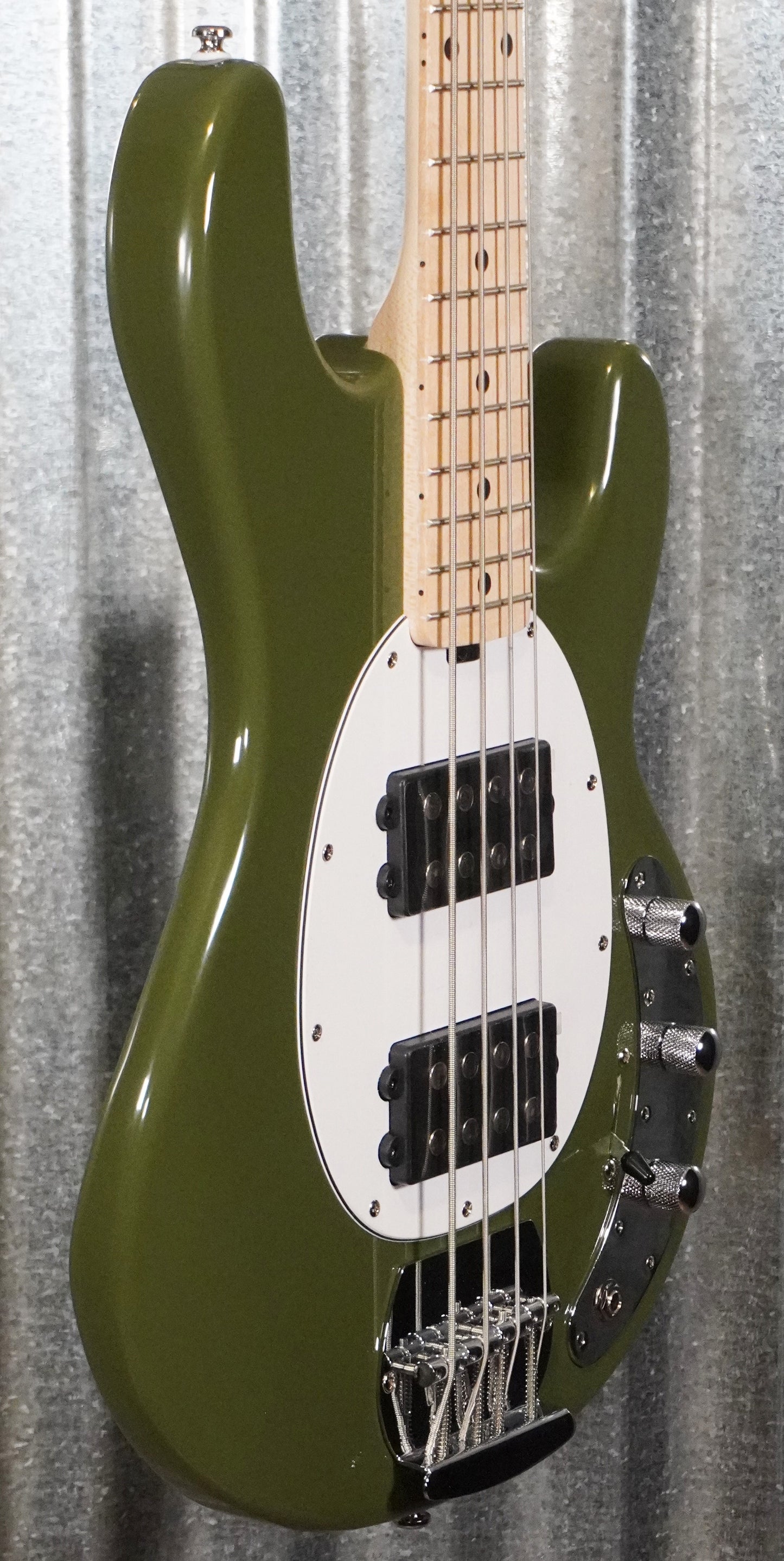 Sterling by Music Man Stingray HH 4 String Bass Olive RAY4HH-OLV-M1 #3884