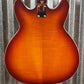 Hagstrom VIK67-G-VSB '67 Viking II Semi Hollow Vintage Sunburst Guitar #0398