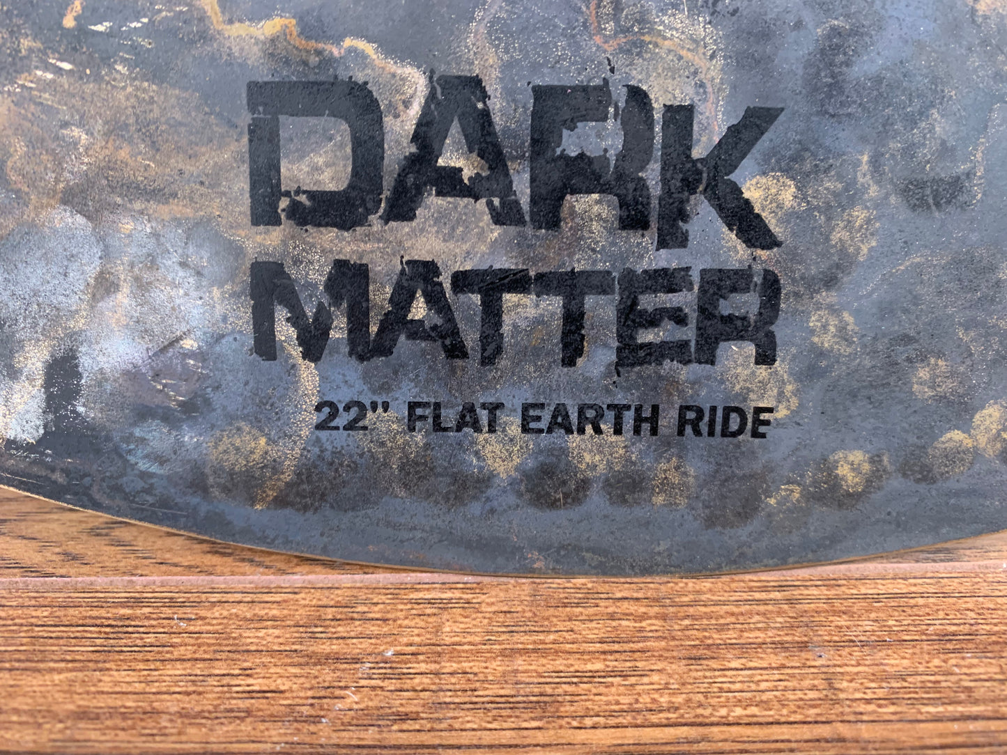 Dream Cymbals DMFE22 Dark Matter Hand Forged & Hammered  22" Flat Earth Ride
