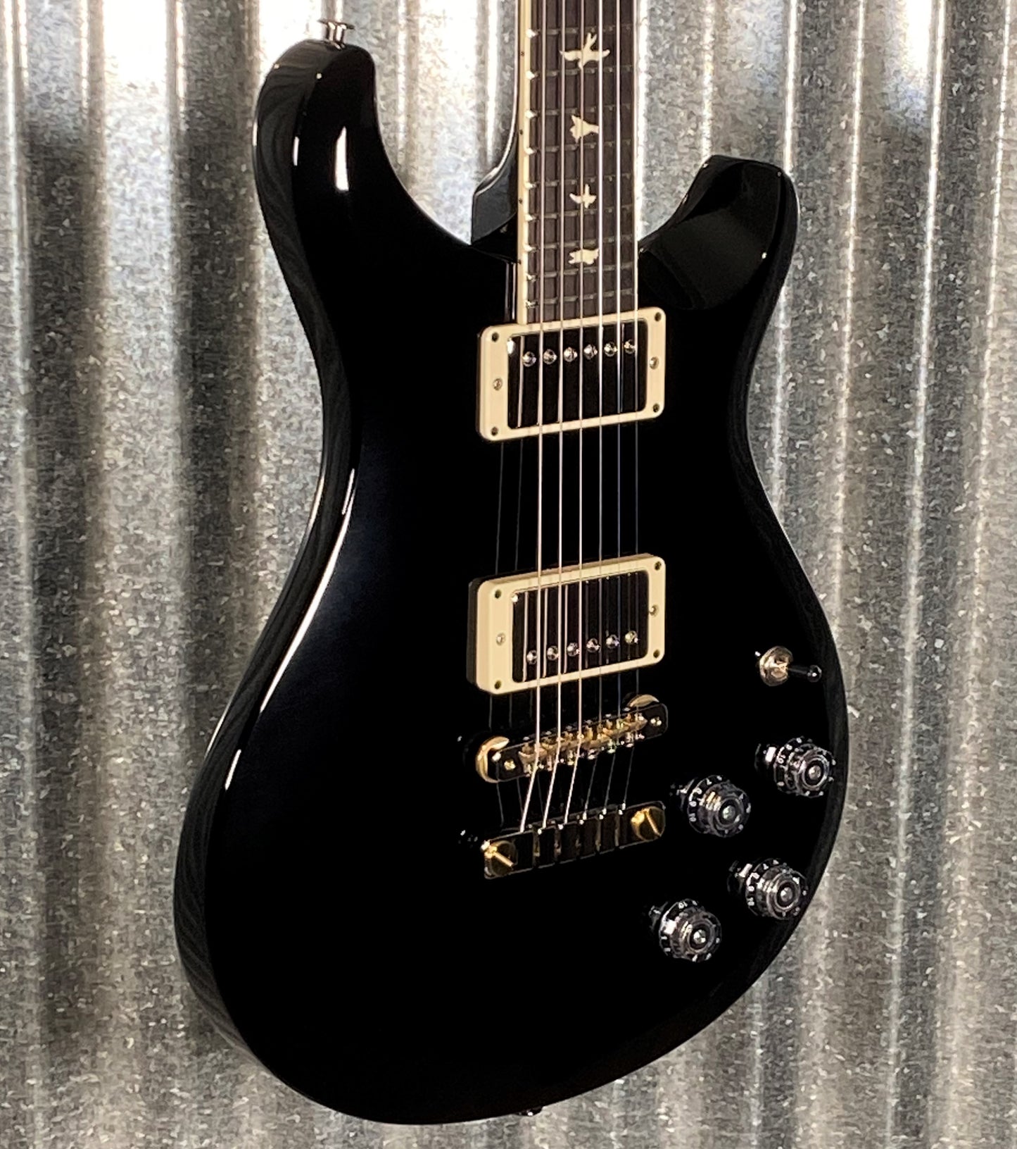 PRS USA S2 McCarty Thinline 594 Black Guitar & Gig Bag #4946