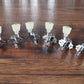 Kluson Revolution KRGL-3-NP 3 Per Side Locking G-Mount Tuning Machine Set Nickel Plastic Keystone Used