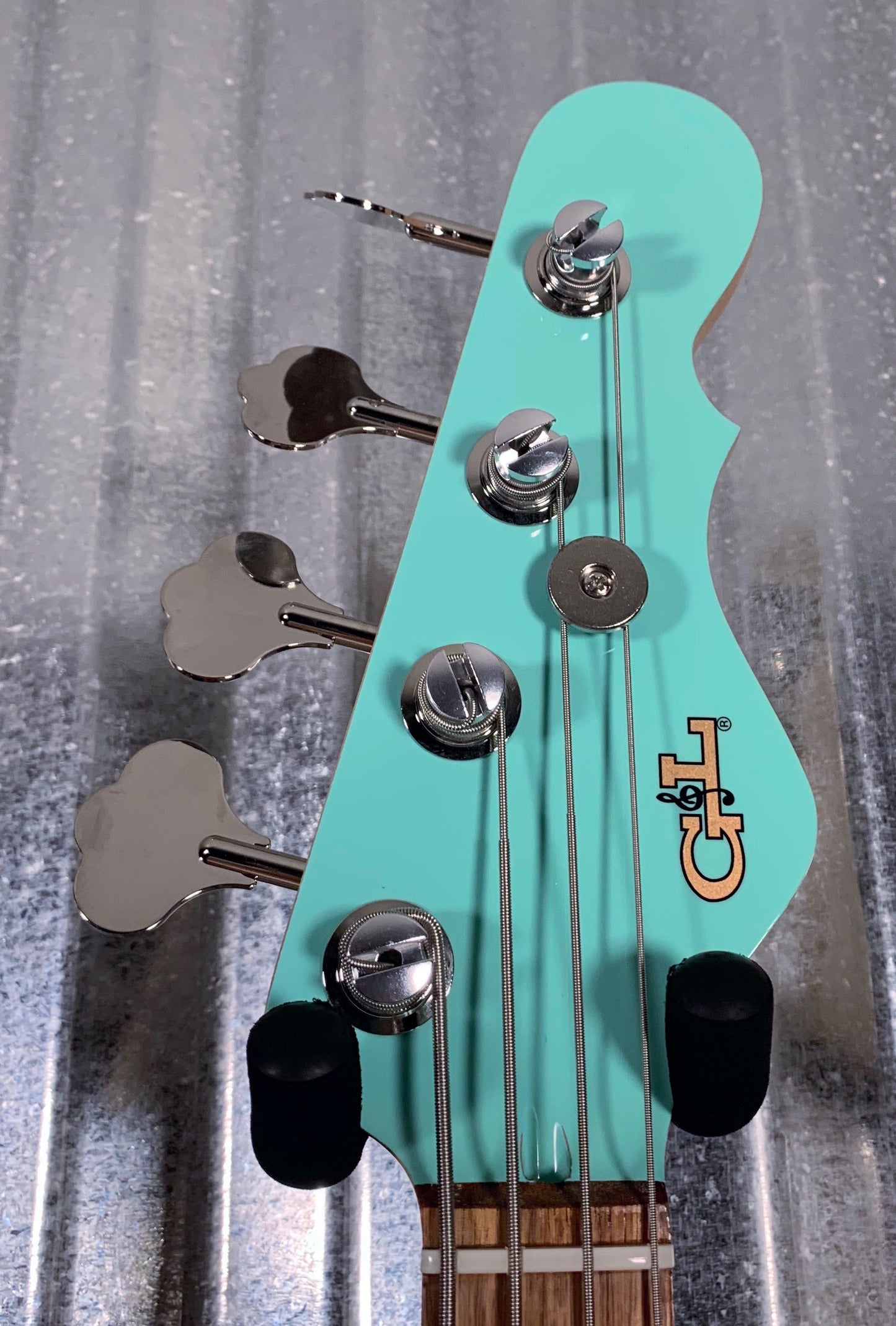 G&L USA Fullerton Custom SB2 Surf Green 4 String Bass & Case SB-2 2018 #5013