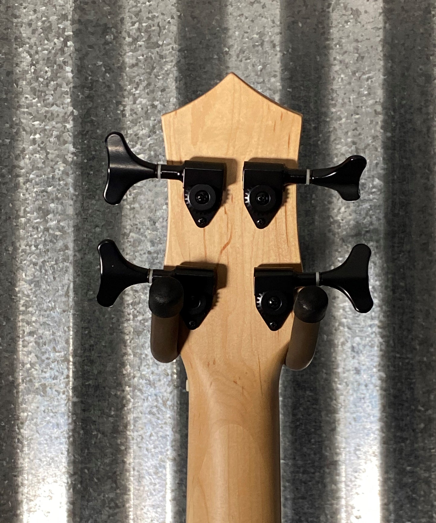 Smiger EUB-02B Burl Top Aquaburst Electric Ukulele Bass #0001