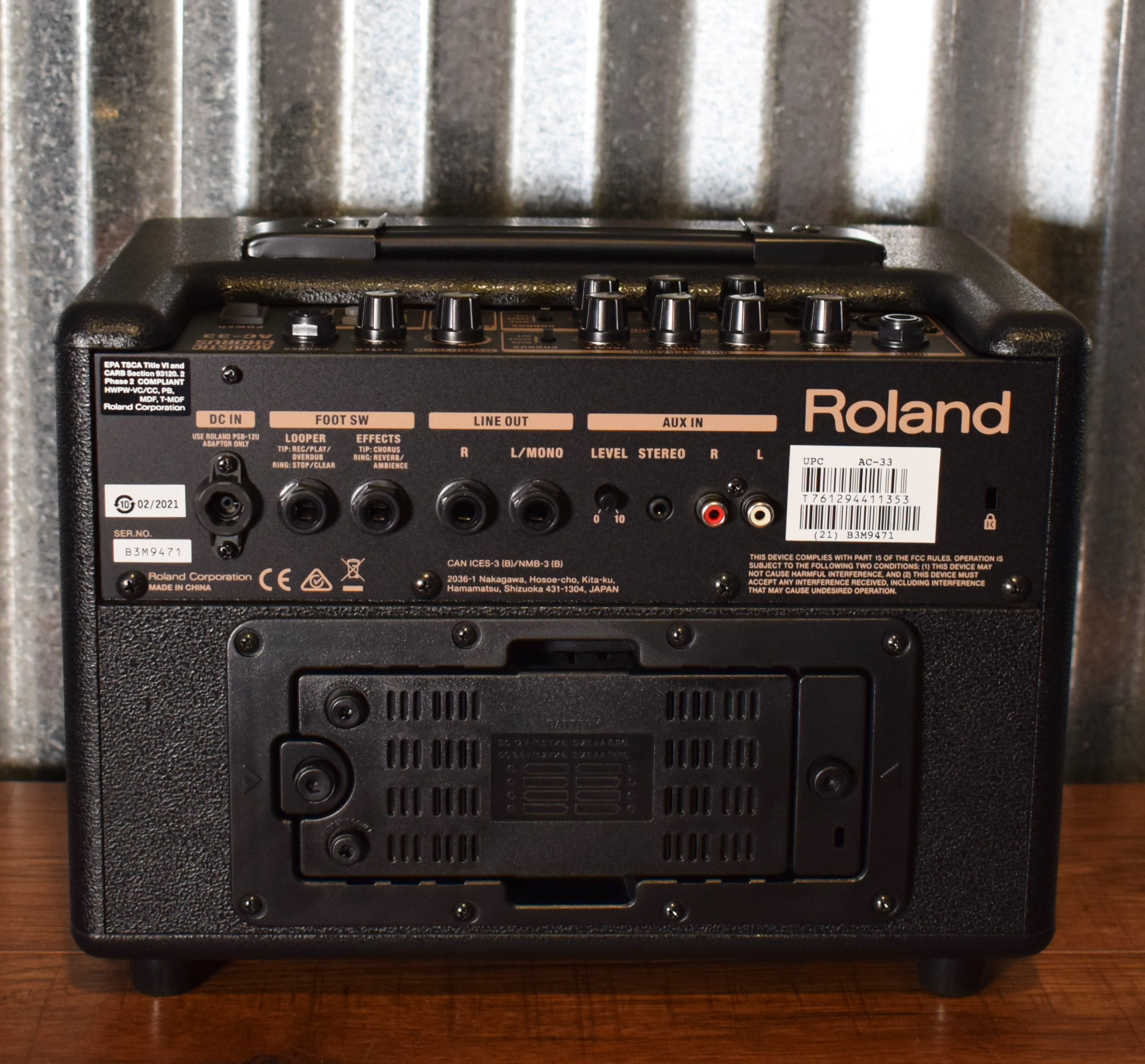 Roland ac deals 33 battery pack