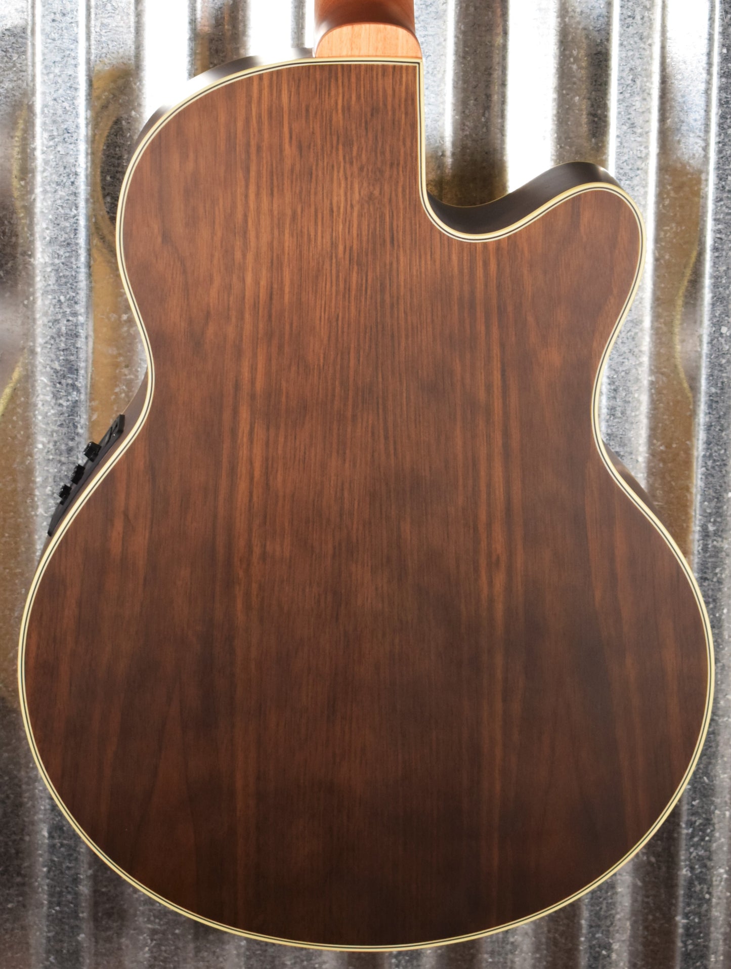 Warwick Rockbass Alien Deluxe Acoustic Electric 5 String Bass Left Hand Natural & Bag #4920