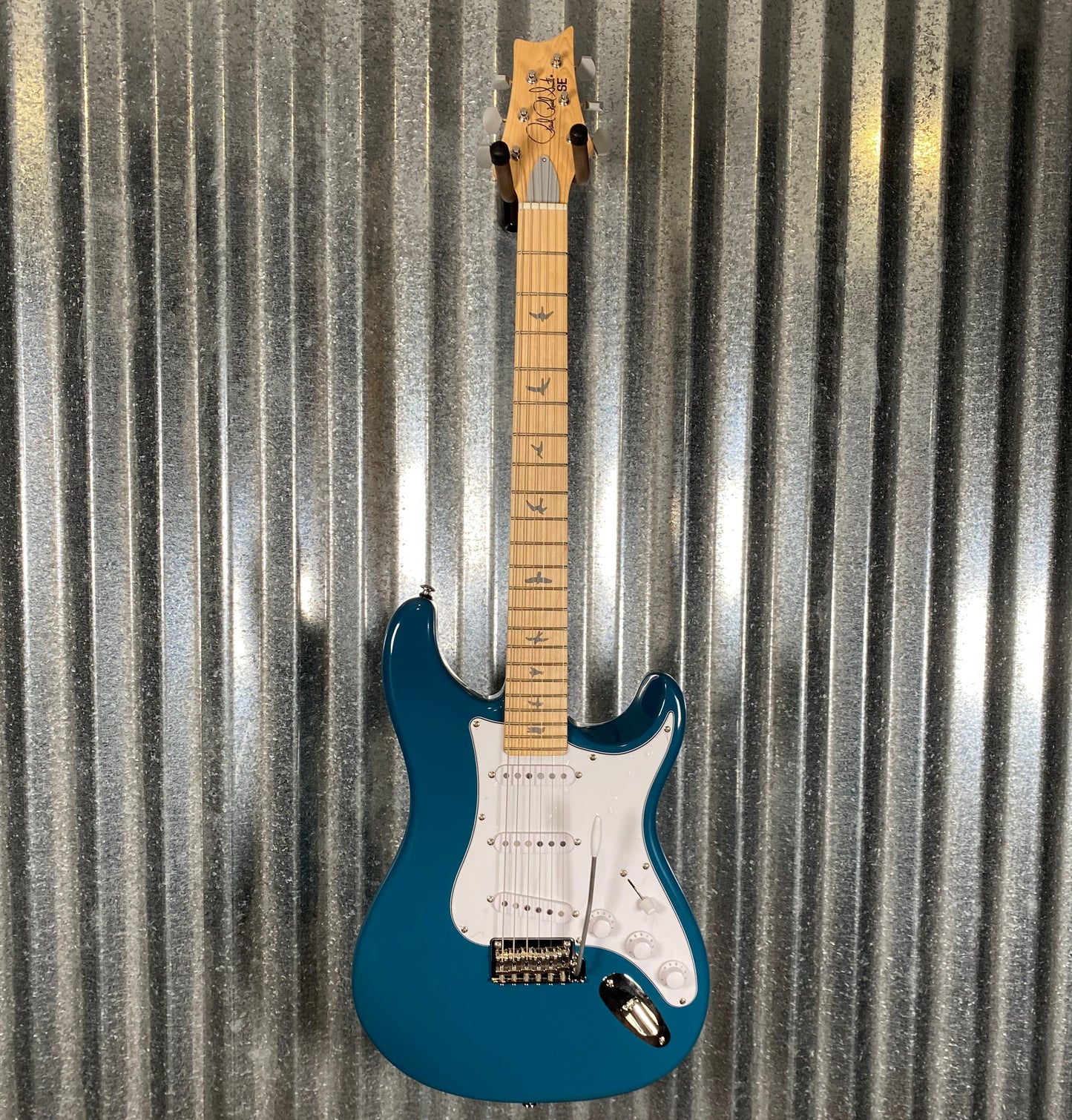 PRS Paul Reed Smith SE Silver Sky John Mayer Nylon Blue Maple Guitar & Bag #4753