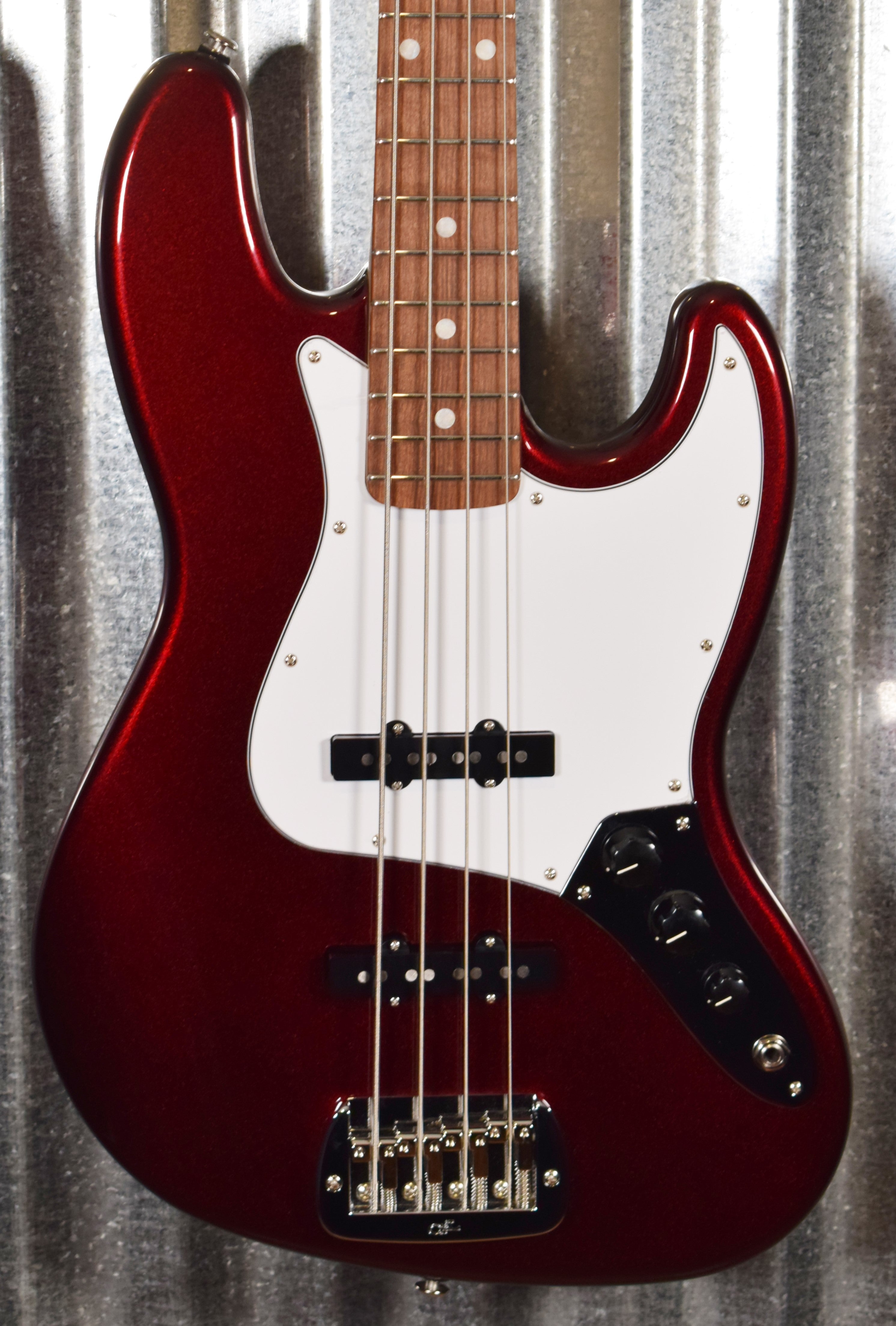 G&L USA Fullerton Standard JB Jazz Bass Ruby Red Metallic & Bag 