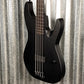 ESP LTD M-4 Black Metal Black Satin 4 String Bass LM4BKMBLKS #1895 B Stock