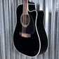 Takamine EF381SC12 Cutaway 12 String Acoustic Electric Guitar Black & Case Japan #0419