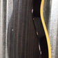 Hamer Archtop Flame Trans Black Double Cut Electric Guitar SATF-TBK #0201