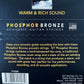 SIT Strings P1048 Phosphor Bronze Extra Light Acoustic Guitar Strings 3 Pack
