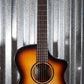 Breedlove Discovery S Concert Edgeburst CE Sitka Acoustic Electric Guitar #2458