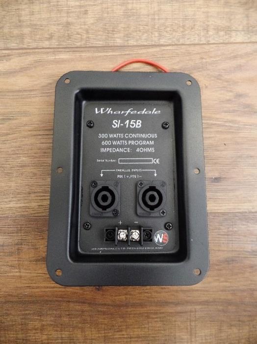 Wharfedale Pro SI-15B Speakon Wired Speaker Input Jack Plate # 600-8020100010