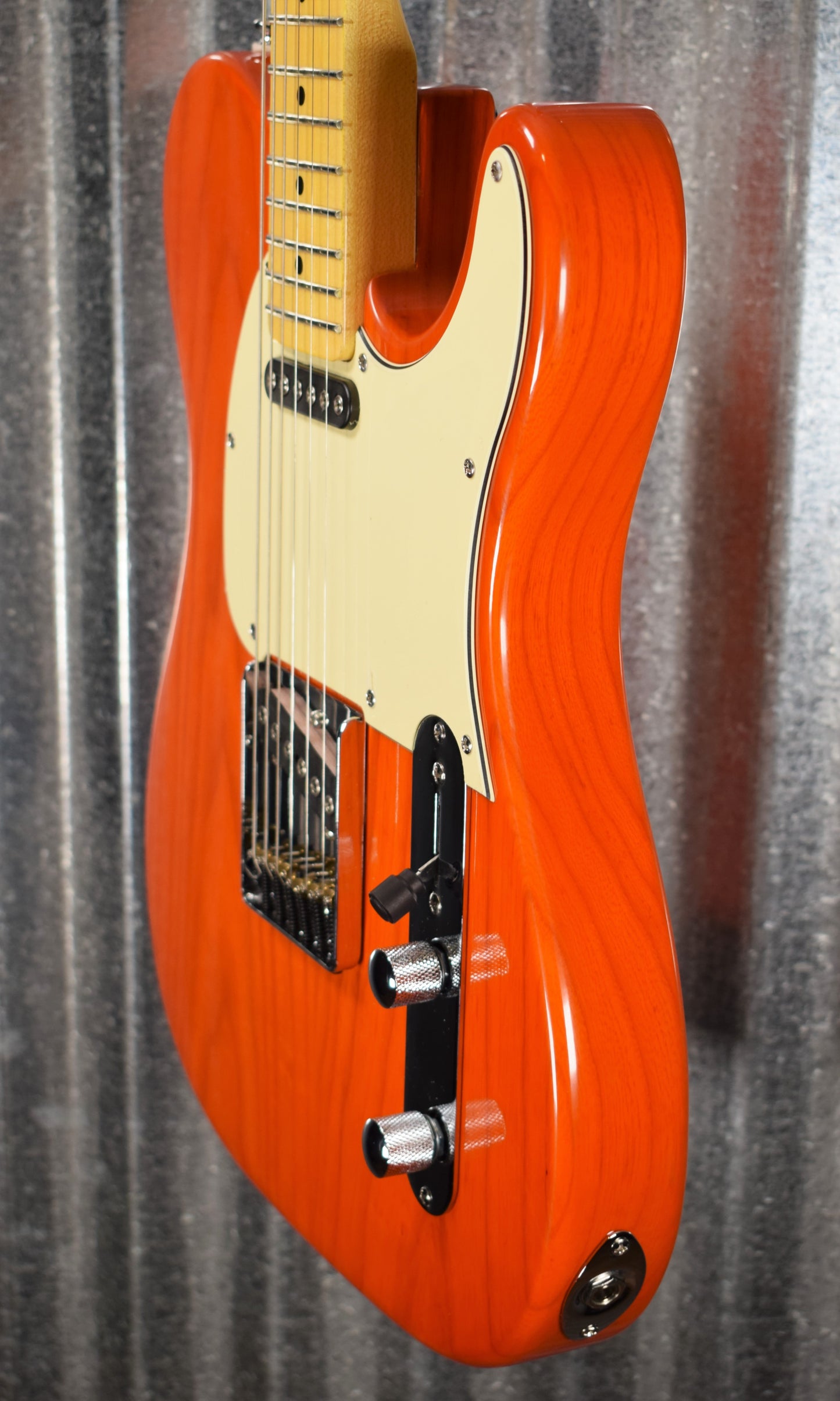 G&L Tribute ASAT Classic Clear Orange Guitar Demo #0674