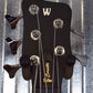 Warwick RockBass Corvette Basic Active 5 String Bass Ocean Blue & Bag #3620