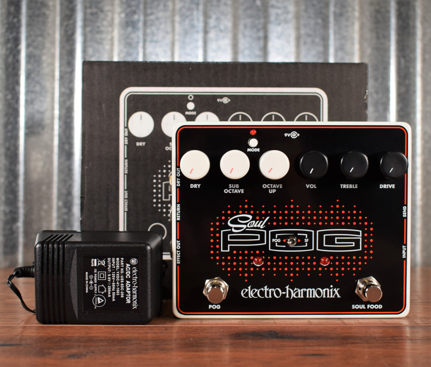 Electro-Harmonix SOUL POG Soul Food Overdrive & POG Octave Guitar Effect Pedal