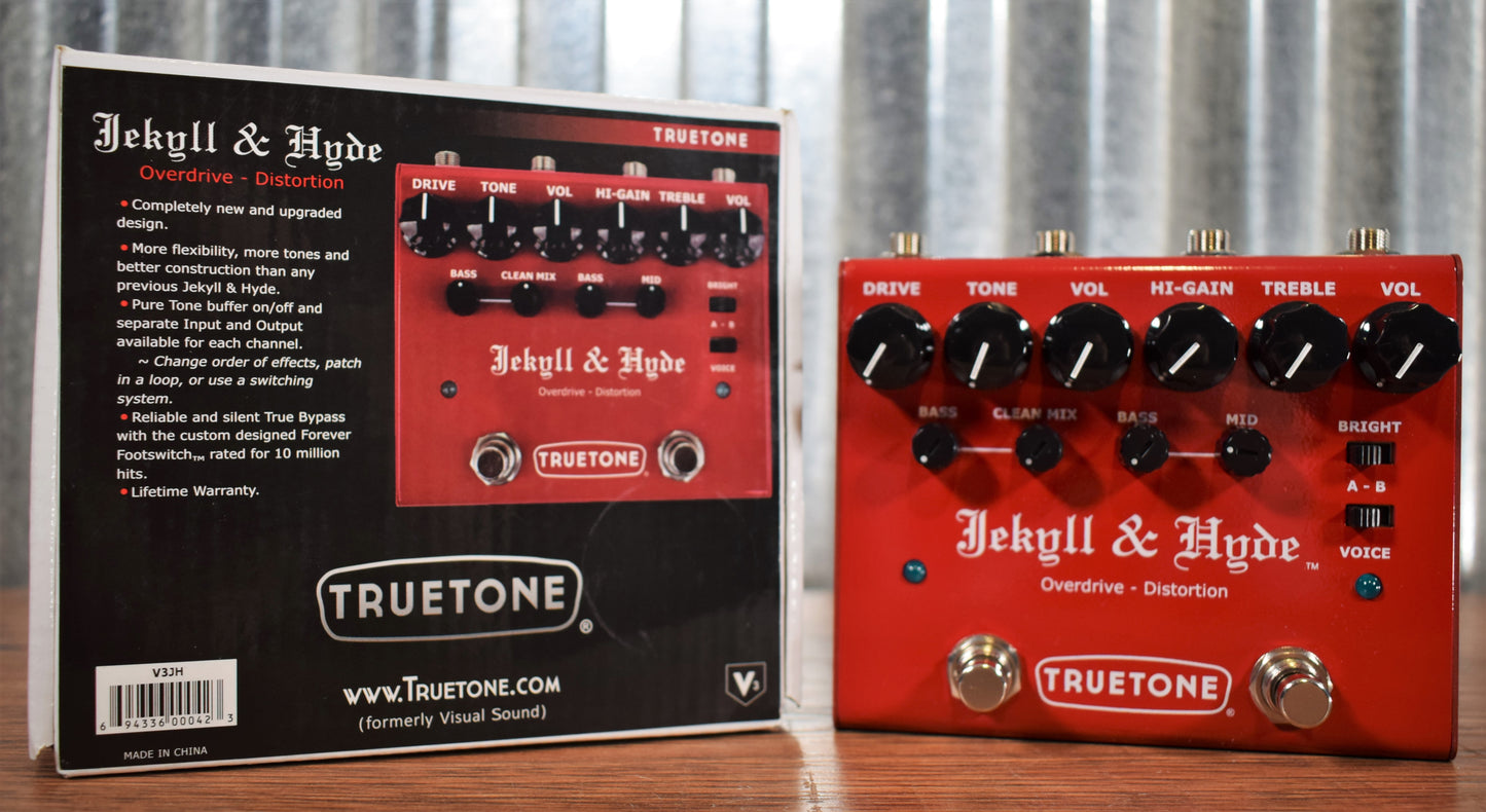Truetone V3JH Jekyll & Hyde V3 Overdrive Distortion Guitar Effect Pedal B Stock