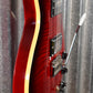 Hamer Archtop Flame Dark Cherry Wilkinson Tremolo Electric Guitar SATFW-DCB #0736