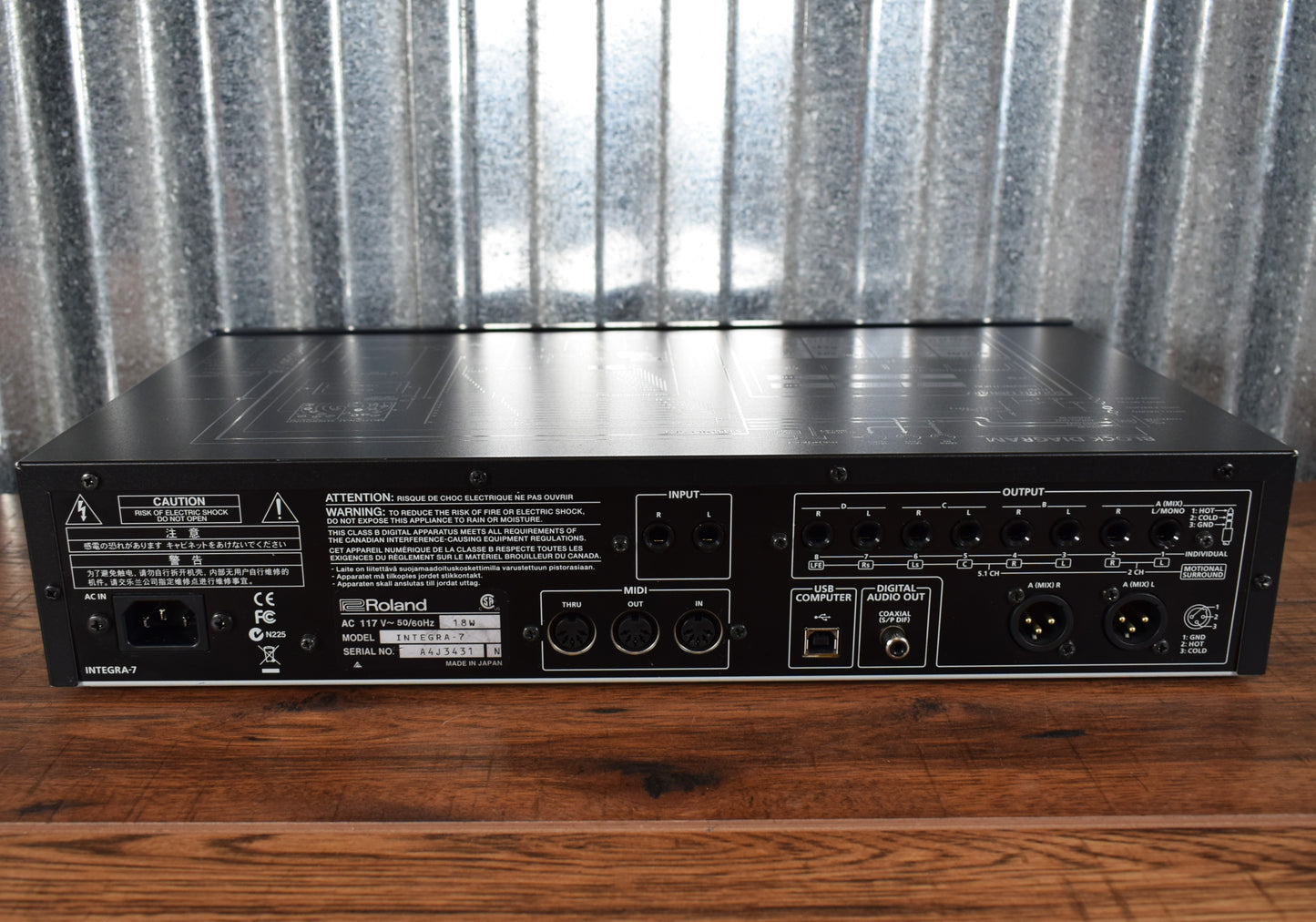 Roland Integra-7 Rackmountable Synthesizer Module Used