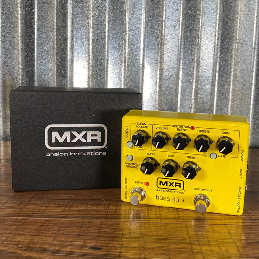 Dunlop MXR M80Y Bass Distortion + Preamp Direct Box Ikebe Yellow Effect Pedal