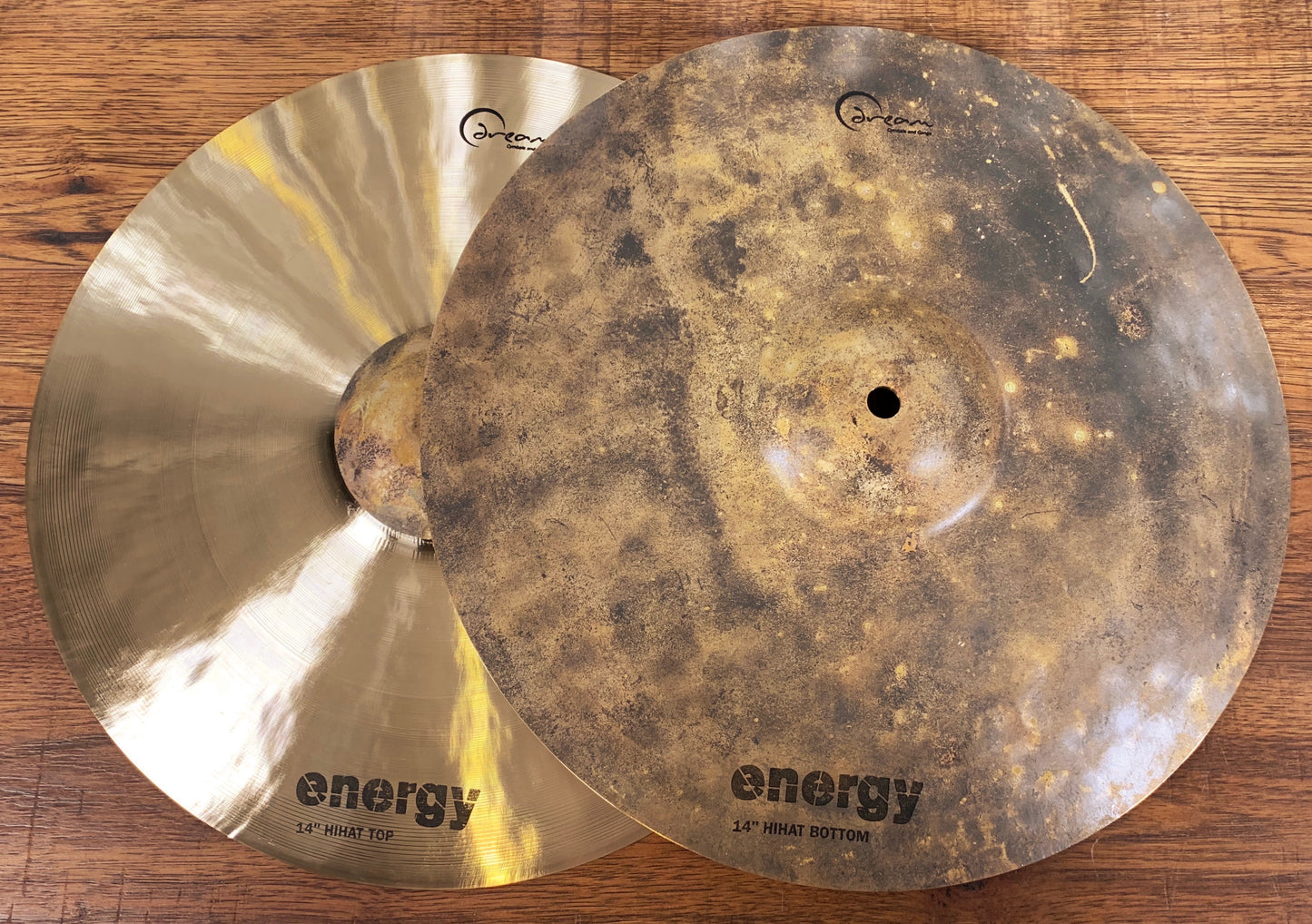 Dream Cymbals EHH14 Energy Hand Forged & Hammered 14" Hi Hat Cymbal Set
