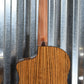 Washburn Bella Tono Studio Vite S9V Charcoal Burst Acoustic Electric Guitar #0920