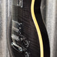 Hamer Archtop Flame Trans Black Double Cut Guitar SATF-TBK #1376 Demo
