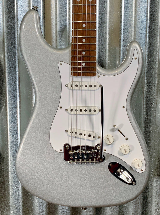 G&L USA Fullerton Custom Legacy Silver Metallic Guitar & Case 2018 #4186