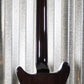 Hamer Archtop Flame Trans Black Double Cut Guitar SATF-TBK #0131