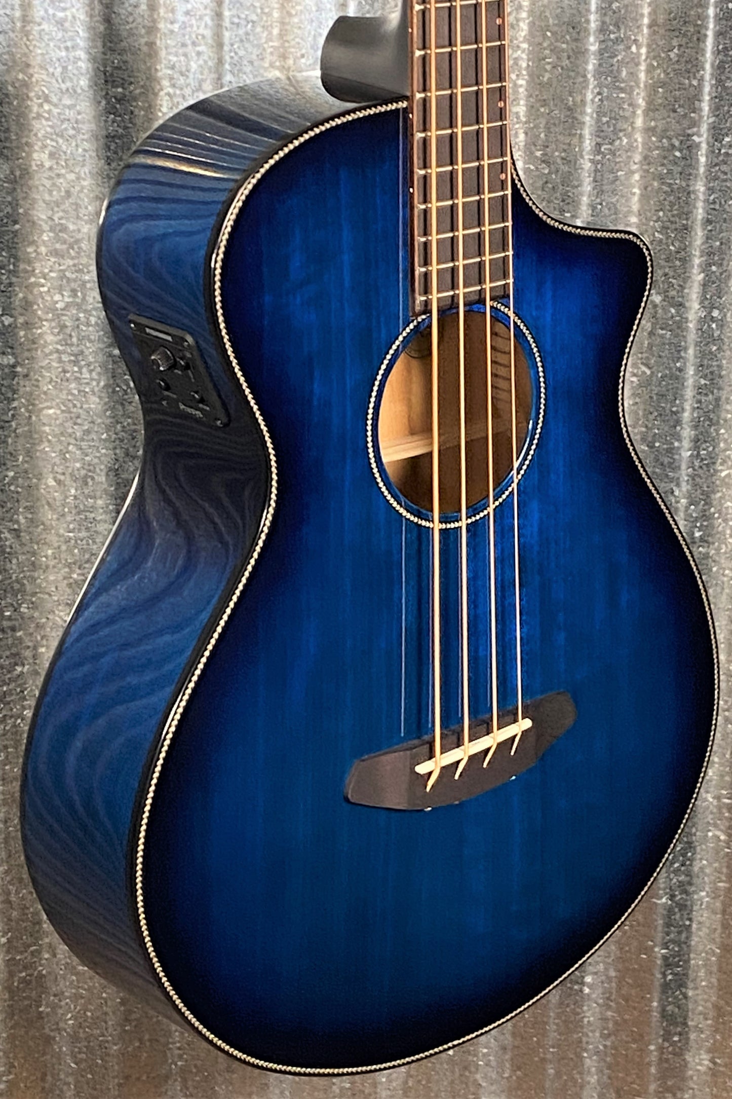 Breedlove Pursuit Exotic S Concert Twilight CE Acoustic Electric 4 String Bass #6558