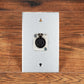 RapcoHorizon SP-1DFN XLR Single Gang Wall Plate with 1 Neutrik NC3FD-L-1 Connector Aluminum