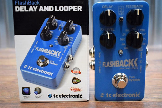TC Electronic Flashback Delay and Looper Tone Print Guitar Effect Pedal